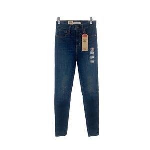 Levi’s Women’s Mile High Super Skinny Blue Jeans, O Med W25/L30 NWT